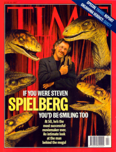 "This is the last known photo of Steven Spielberg "© 1997 TIME Magazine