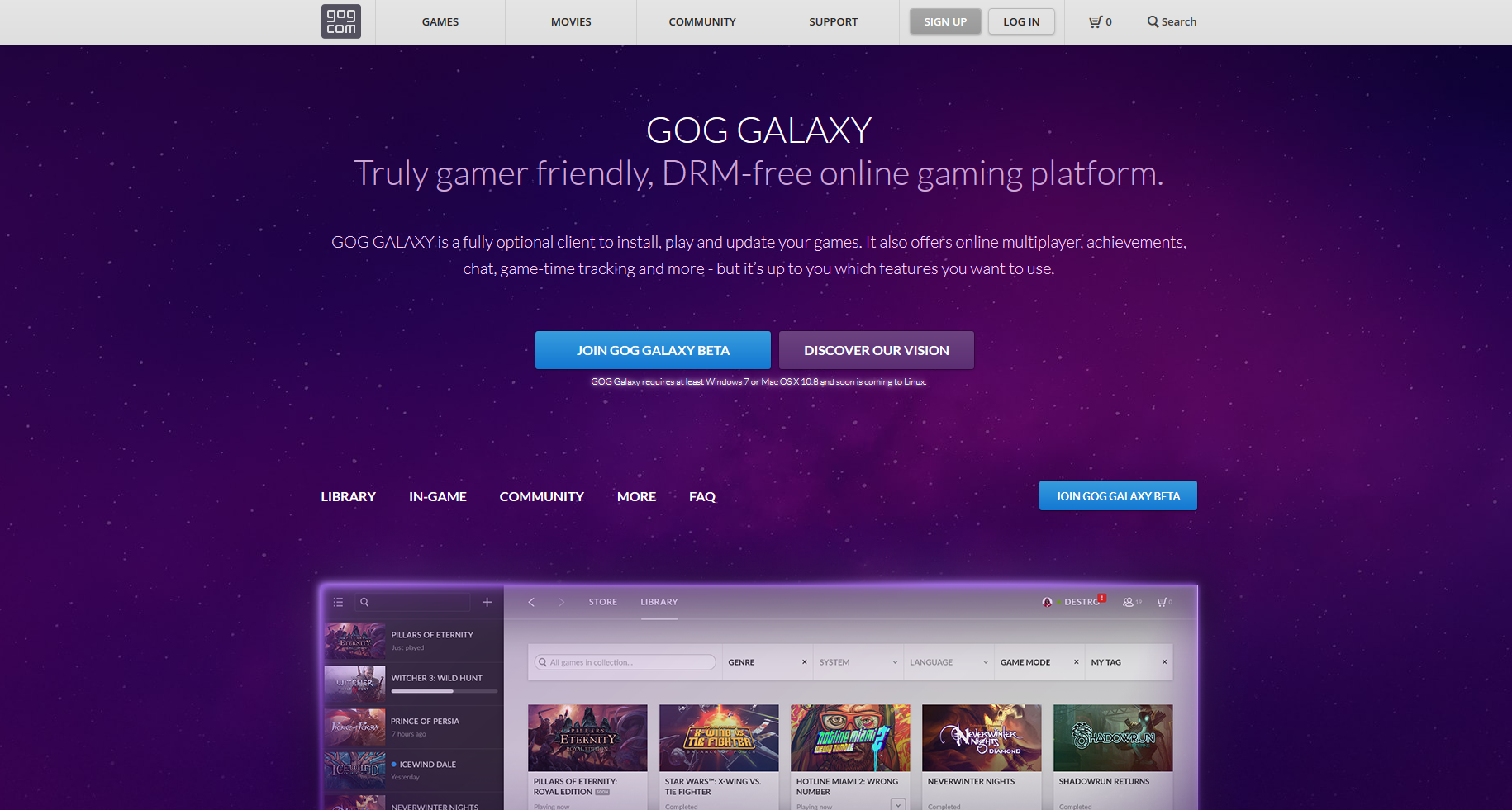 New Competition for Steam as GOG.com Rolls Out Beta for Galaxy